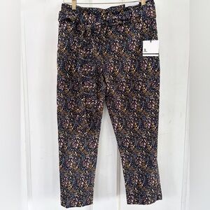 Jules & Leopold Kids Leggings - Black and Pink Floral